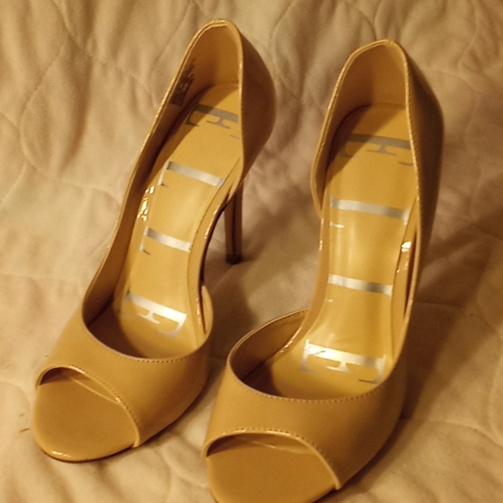 Cream colored Elle heels